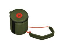 paperBOXX Sac à rouleaux de papier toilette - Rangement extérieur élégant pour papier toilette, imperméable, compact et portable, idéal pour le camping, Vanlife et festival (vert)