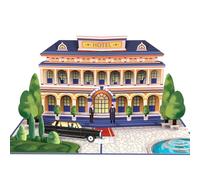 papercrush® Carte pop-up Hôtel - Bon cadeau 3D pour nuit à l'hôtel, Carte d'anniversaire pour femme (épouse, petite amie, fiancée), Bon de voyage surprise ou cadeau couple pour anniversaire de mariage