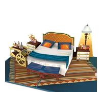 papercrush® Carte pop-up pour chambre d'hôtel - Bon d'achat 3D spécial pour nuit à l'hôtel, carte d'anniversaire pour hôtel - Bon de voyage pour anniversaire et anniversaire de mariage