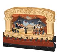 papercrush® Carte pop-up Théâtre - Carte-cadeau comme carte de Noel pour femmes & hommes, Emballage cadeau pour les billets de l'opéra, Invitation à la comédie musical, concert classique, et ballet