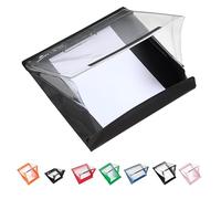 Paperdry A4 Professional Noir - Porte-bloc A4 étanche, portrait et paysage - Agent anti-froid, PVC supérieur - Porte-bloc couvert avec rangement - Double orientation - Porte-document résistant étanche