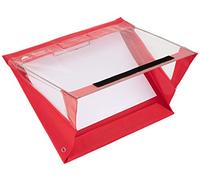 Paperdry - Porte-bloc A4 format paysage - étanche/PVC épais/avec agent résistant au froid - garantie 18 mois - rouge