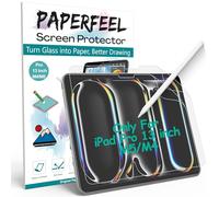 PAPERFEEL 2 Unités Protection Écran pour iPad Pro 13 Pouces M5 2025 et iPad Pro 13 Pouces M4 2024, Protecteur D'écran en PET Papier Mat pour iPad Dessiner, Anti-Reflet, Anti-empreintes Digitales