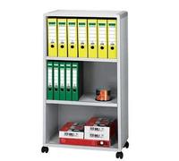Paperflow 381K2.02 Mobile Shelving Unit 3 Oh Light Green