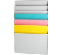 Paperflow Trieur mural 80026 en polystyrène 1 x 6 cases Format A4