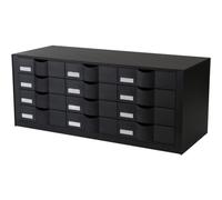 Paperflow 9H444L1.01 Élément de tiroir pour armoire à rideau easyOffice noir