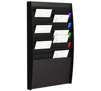 Paperflow A4V2X10.01 Trieur mural structure/case en polystyrène Noir
