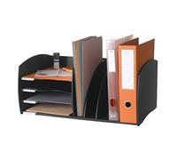 paperflow système de rangement s, 4 compartiments, noir noir