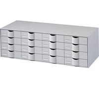 Paperflow Bloc classeur 16 tiroirs Gris