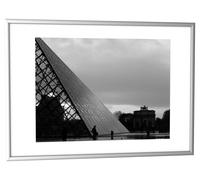 Cadre photo en aluminium, (L)600x(H)800 mm, argent
