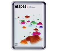 Paperflow Cadre photo A3 à clapets - Coins arrondis - Aluminium - Lot de 6