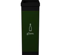 PAPERFLOW Collecteur de déchets pour verre noir 60 litres