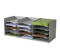 Paperflow Equipement d'armoires 535.02 Bloc classeur structure en polystyrène Gris