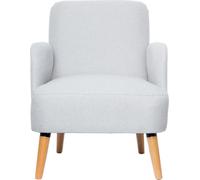 PAPERFLOW Fauteuil visiteur "Brooks" gris