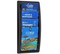 PaperFlow K540611 porte-magazines Polystyrène Noir noir G