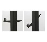 paperflow paperflow porte-prospectus corner easydisplays, gris/noir noir Gris G