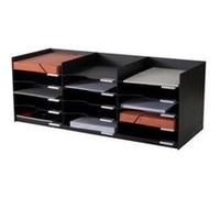 Paperflow paperflow station de tri formularbox, 15 compartiments, gris noir G