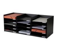 paperflow paperflow station de tri formularbox, 15 compartiments, gris noir Noir G