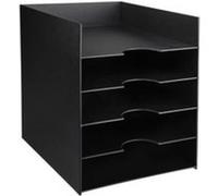 paperflow paperflow station de tri formularbox, 5 compartiments, noir noir Noir G