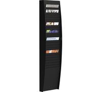 PAPERFLOW Porte-brochures mural 25 cases A4 vertical noir