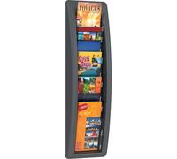 Porte-brochures mural Quick fit, 1/3 A4, anth