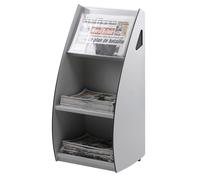 Paperflow Présentoir distributeur XL - 2 cases A3 - Gris