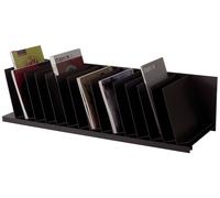 PAPERFLOW Présentoir incliné en polystyrène 15 cases noir