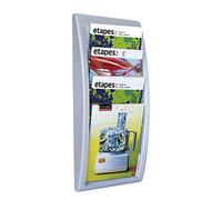 Paperflow Présentoir mural aluminium Quick Fit System 4 cases A4
