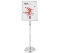 Paperflow Présentoir sur pied A3 - Réglable en hauteur - Aluminium