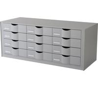 Paperflow Station de tri 9H444L2.02 85,7x32,9x34,2cm 12 compartiments gris