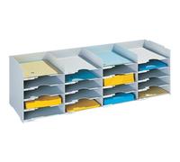 PAPERFLOW Station de tri boîte à formulaires 20 cases gris