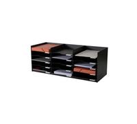 paperflow paperflow station de tri formularbox, 15 compartiments, gris noir Noir G