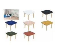PAPERFLOW Table d'appoint WOODY, en bois massif, blanc G