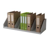 PAPERFLOW Trieurs à Cases Fixe en polystyrène, 9 cases H.21 x P.29 x L.85,7, Gris