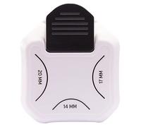 Paperfuel Papier, Perforatrice Coin 3 en 1, pour Projets DIY, Scrapbooking, Création de Cartes et Plus, Black/White, Taille unique