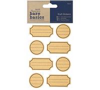 Papermania Autocollants Kraft (32pcs) - Étiquettes