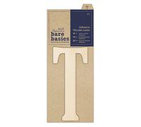 Papermania Bare Basics Lettre adhésive en Bois - T