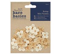 Papermania Bare Basics Mini Fleurs en Jute de Jute (32pcs)