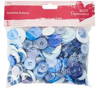 Papermania Boutons Assortis (250G) - Bleu