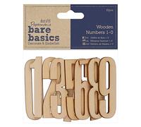 Papermania Chiffres en Bois 10 Pièces