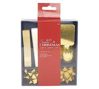 Papermania Create Ensemble nœud et Ruban de Noël Doré