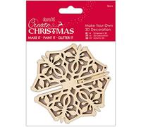 Papermania Docrafts Create Christmas Créez Votre Propre Décoration en Flocon de Neige en 3D