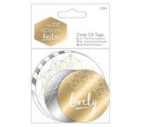 Papermania Étiquettes Cadeau, Doré/argenté, Taille Unique