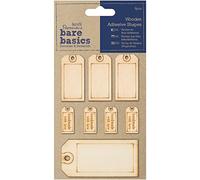 Papermania Formes adhésives en Bois (8pcs) - Tags