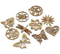 Papermania Formes en Bois (10PK) - Papillons Floraux et Libellules