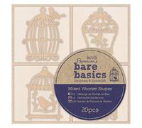 Papermania Formes en Bois - Cages à Oiseaux - 45 Pièces