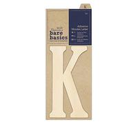 Papermania Lettre adhésive en Bois Bare Basics - K