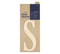 Papermania Lettre adhésive en Bois Bare Basics - S