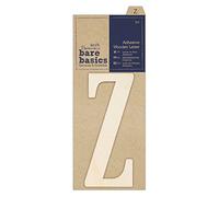 Papermania Lettre en Bois Adhésive Bare Basics - Z