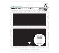 Papermania Lot de 6 x 6 Feuilles de gaufrage Motif Guirlande